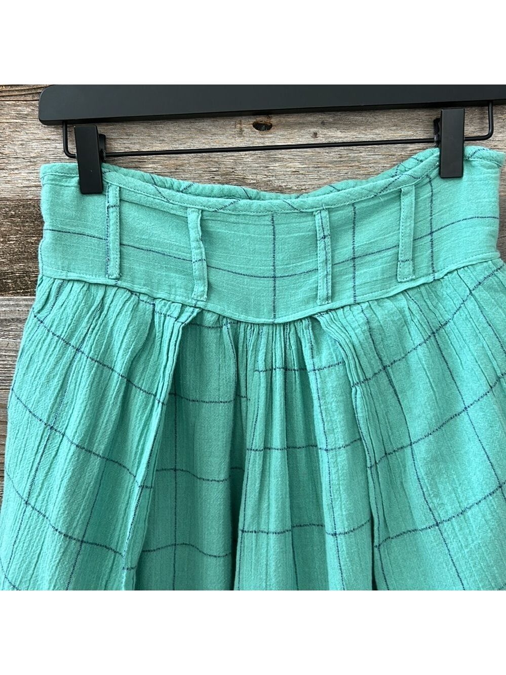 NWOT Free People Lunar Cove Wide Leg Pants in Blue Combo Size XS - Picture 3 of 12